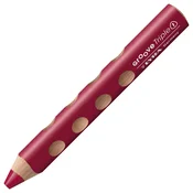 Lyra Groove TripleOne Ergonomic Triangular 3-In-1 Barvni svinčnik Light Carmine 1 kos