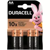 Duracell AA 1,5V LR6 MN1500 pak4 ck alkalne baterije