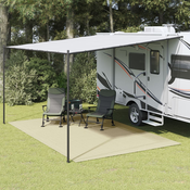 Tepih za šator krem 6x3 m