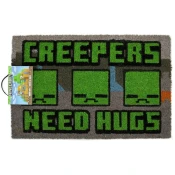 PYRAMID MINECRAFT CREEPERS NEED HUGS COIR predpražnik