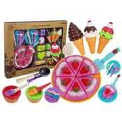 Set of Sweets Desserts Ice Cream Cookies AccessoriesGO – Kart na akumulator – (B-Stock) crveni