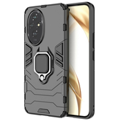Robusten ovitek Impact X Ring za Honor 200 - črn