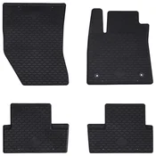 vidaXL Avto preproga 4 pcs Črna primeren za Renault MEGANE IV TPE
