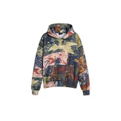 Desigual Majica mornarska/zelena/temno rdeča/off-bela