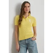 LAUREN RALPH LAUREN Polo majica 200932224017 Svetlo rumena Slim Fit