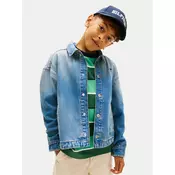 Tommy Hilfiger Jeans srajca Vintage KB0KB10212 Modra Regular Fit