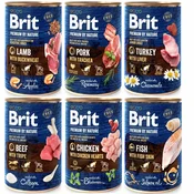 Brit BRIT Premium by Nature Puran s Trahacijo - Mokra pasja hrana za vse pasme - 400 g, brez glutena in umetnih barvil