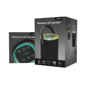 GEMBIRD SPK-BT-LED-06 Gembird Portable Bluetooth LED speaker, 10W, BT, FM, USB, Handsfree, Black