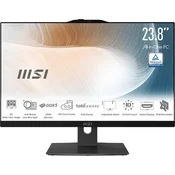 MSI Računalnik All-in-One Modern AM242TP 1M-2021XEU Core 5 / 16GB / 512GB SSD / 24 FHD / Touchscreen / Windows 11 Pro (črn)