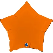 shumee Folija balon - oranžen mat zvezda 46 cm, Grabo