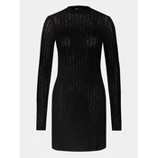 Billabong Vsakodnevna obleka Everleigh Mock Ktdr ABJKD00219 Črna Slim Fit