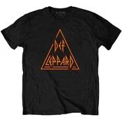 Def Leppard Majica Classic Triangle Unisex Black L
