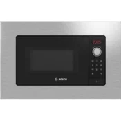 Bosch | BFL623MS3 | Mikrovalovna pečica | Vgradna | 20 l | 800 W | Nerjaveče jeklo