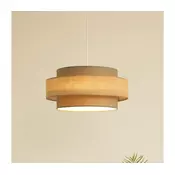 Brilagi - Luster na sajli RESNA 1xE27/60W/230V, precnik 40 cm, braon/bež