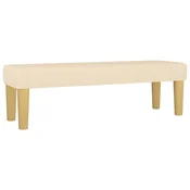 Vidaxl Klop krem 100x30x30 cm blago