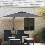 Vrtni suncobran Antracit 248,5 x 247,5 x 160 cm