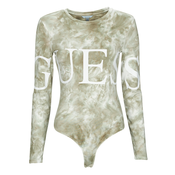 Guess  Bodiji LS GUESS LOGO  Kaki
