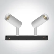 LED REFLEKTOR ZA MAGNETSKE ŠINE 2x6W CCT 48V IP20 bela MINI/MIDI/MAXI/P&P DM42108A/W/V
