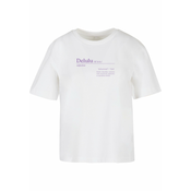 Womens T-shirt Delulu Definition white