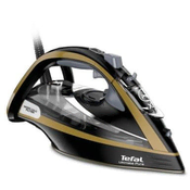 Tefal Likalnik Tefal FV9865E0 Dry & Steam, likalna plošča Durilium Autoclean, 3000 W, črn, zlat