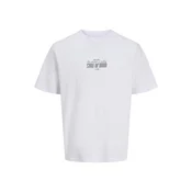 JJ REBEL Muška majica JREBCHRISTIAN SS TEE, Bijela