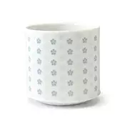 Miyama Kikyoh skodelica za čaj z modrimi cvetovi 200 ml - japonski porcelan
