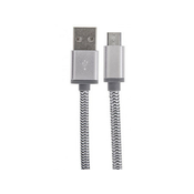 Alpha star micro USB 1.2M M-PL-G Kabl,USB na Micro USB,muški-muški,upleten ( MICRO USB- 1.2 M-PL-G )