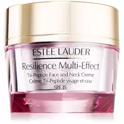Estée Lauder Resilience Multi-Effect Tri-Peptide Face and Neck dnevna krema za lice za mješovitu kožu SPF15 50 ml za žene