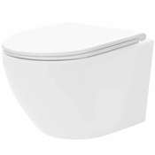 Rea Carlo Mini Tornado Rimless Flat Pro viseča straniščna školjka