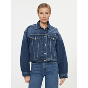 Pepe Jeans Jeans jakna Turner Sparkle PL402328 Mornarsko modra Relaxed Fit