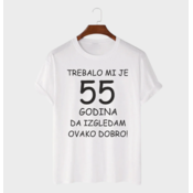 MAFIMI Majica Trebalo mi je 55 Godina, Bela