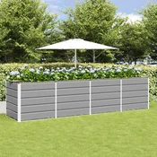 Sadilica Svijetlo siva 320 x 80 x 75 cm Celik