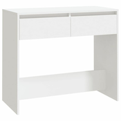 Konzolni stol bijeli 89x41x76,5 cm od konstruiranog drva