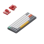 Nuphy Nuphy Air60 V2 Brezžična Mehanska Tipkovnica Slim Lunar Gray Cowberry Switch/Bluetooth/2.4GHz, (22126168)