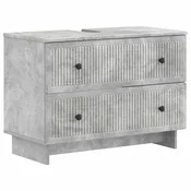 vidaXL Kopalniška omara za umivalnik EDE Betonsko siva 82 x 41 x 59 cm