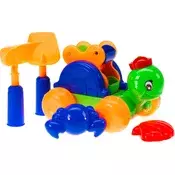 Toy Place Komplet za pesek z želvo, 7-delni - 1 k.