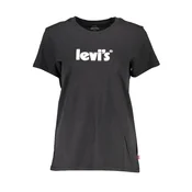 LEVIS Ženska Majica Kratkih Rukava Crna