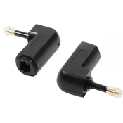 LOGILINK Toslink adapter\, Toslink na Mini Toslink\, pod kotom 90 ° LogiLink CA1015  Toslink avdio adapter  črna, (20411469)