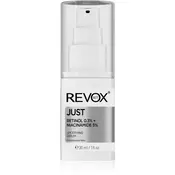 Revox B77 JUST Retinol 0.3% + Niacinamide 5% vlažilna gladilna emulzija proti staranju kože 30 ml