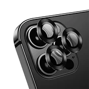 GS Kaljeno steklo za kamero (lečo) za iPhone 13 Pro/13 Pro Max, črno