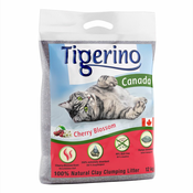 Tigerino Canada pesek za mačke-vonj po češnjevih cvetovih-12 kg
