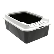 NEW Škatla za mačje leglo Rotho My Pet Bonnie Eco 56 x 17 x 40 cm Bel/Črn