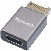 Generic Pretvornik adapterja USB C, notranji adapter za matično ploščo visoke hitrosti 3.1 USB Type-E moški v USB3.1 Type-C ženski notranji adapter za računalnike., (21127338)