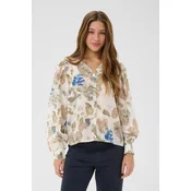 Cream Bluza CRLucia bež/modra/rjava/zelena