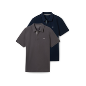 TOM TAILOR Majica  marine / svetlo modra / barva blata / svetlo siva