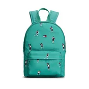 TOMMY HILFIGER Ruksak ESSENTIAL  mornarsko plava / tirkiz / smeđa / bijela