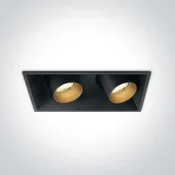 UGRADBENA SVJETILJKA 2X11W/2X820lm/3000K/ CRNA  KOMPLET