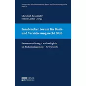 Innsbrucker Forum für Bank- und Versicherungsrecht 2026