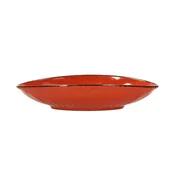 Tognana Ovalen krožnik, skleda Vulcania Veggie 21,5x12cm / rdeč / porcelan