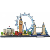 Cubic fun Slagalica Led London Cityline L532H, 107 Dela